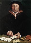 HOLBEIN, Hans the Younger, Portrait of Dirk Tybis  fgbs